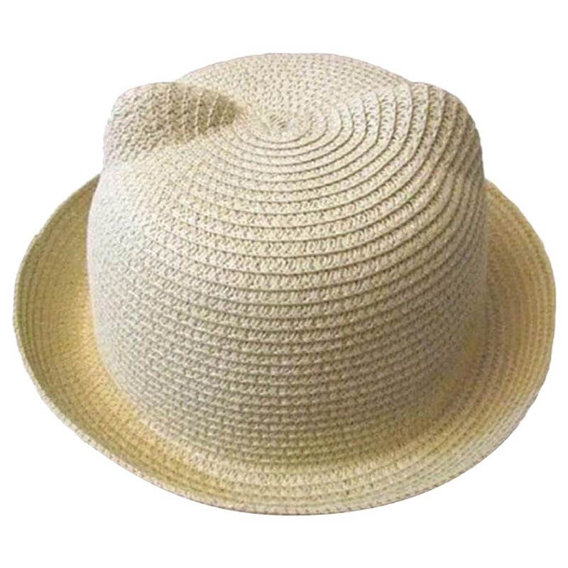 The Girl Cap - Beach Hats For Kids - Off White