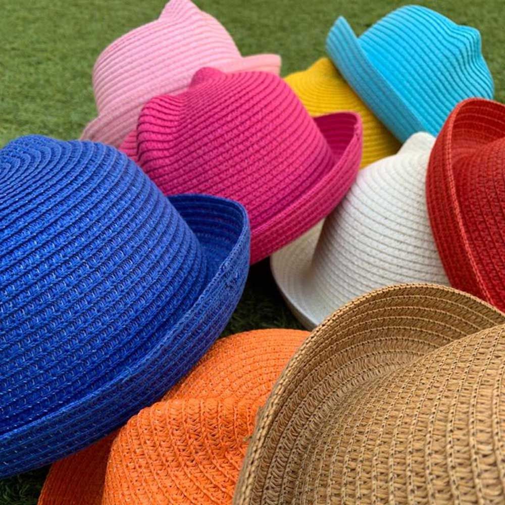 The Girl Cap - Beach Hats For Kids - Off White