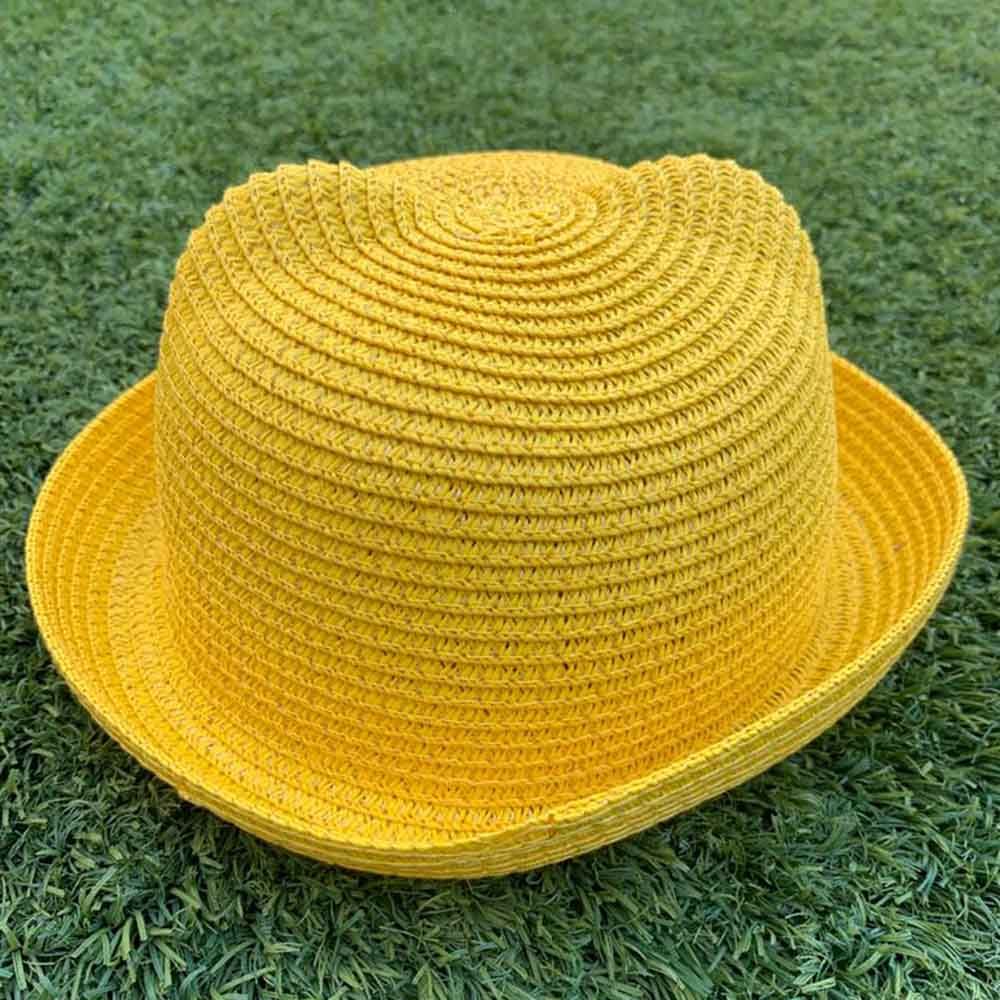 The Girl Cap - Beach Hats For Kids - Yellow