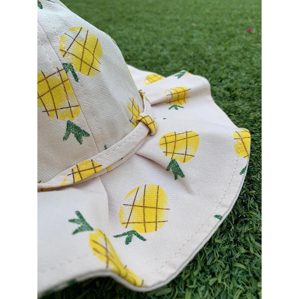 The Girl Cap - Kids Hat - Yellow Pineapple