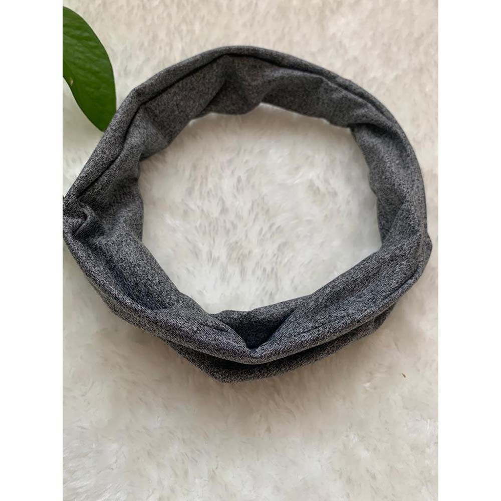 The Girl Cap - Wide Fitness Headband - Grey