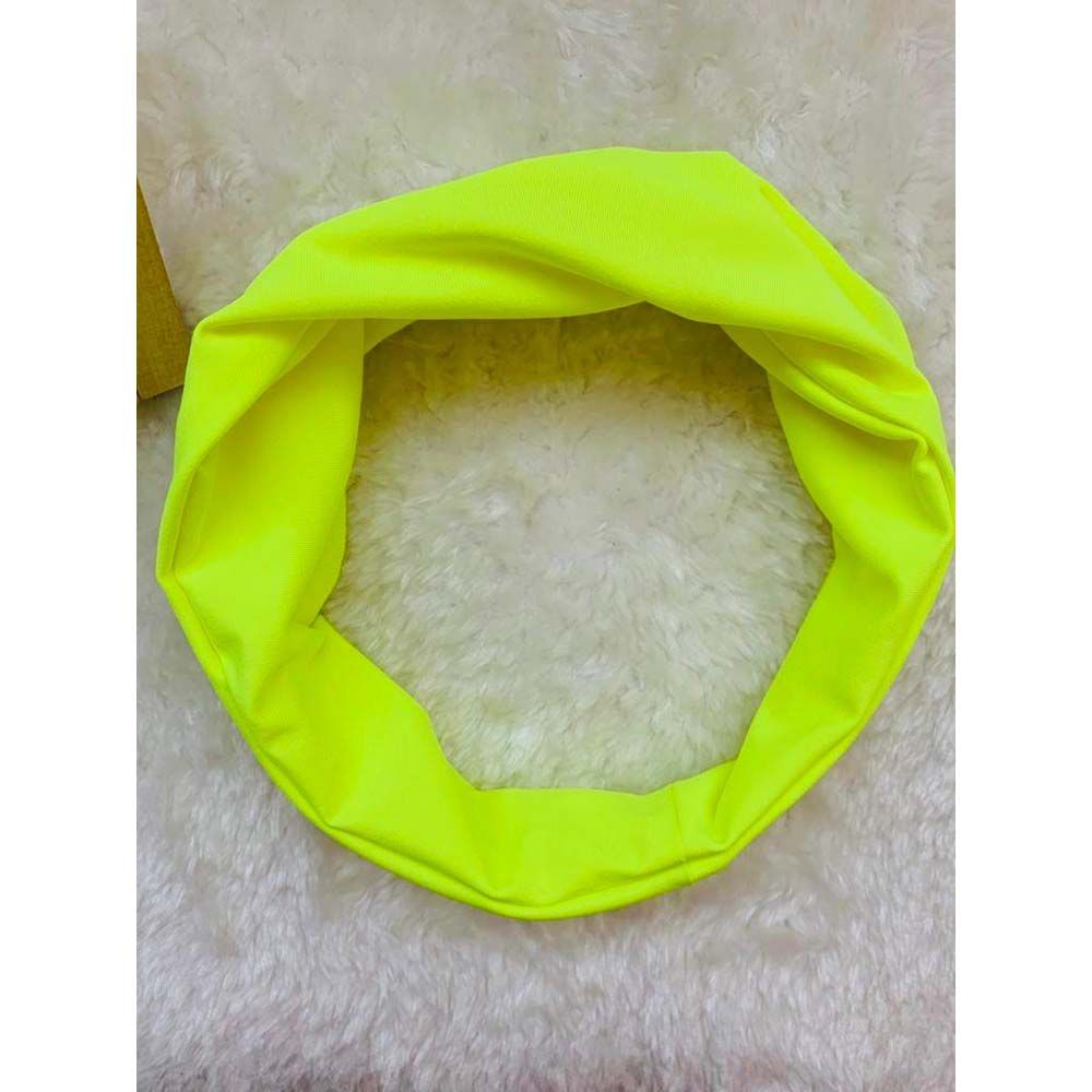 The Girl Cap - Wide Fitness Headband - Neon