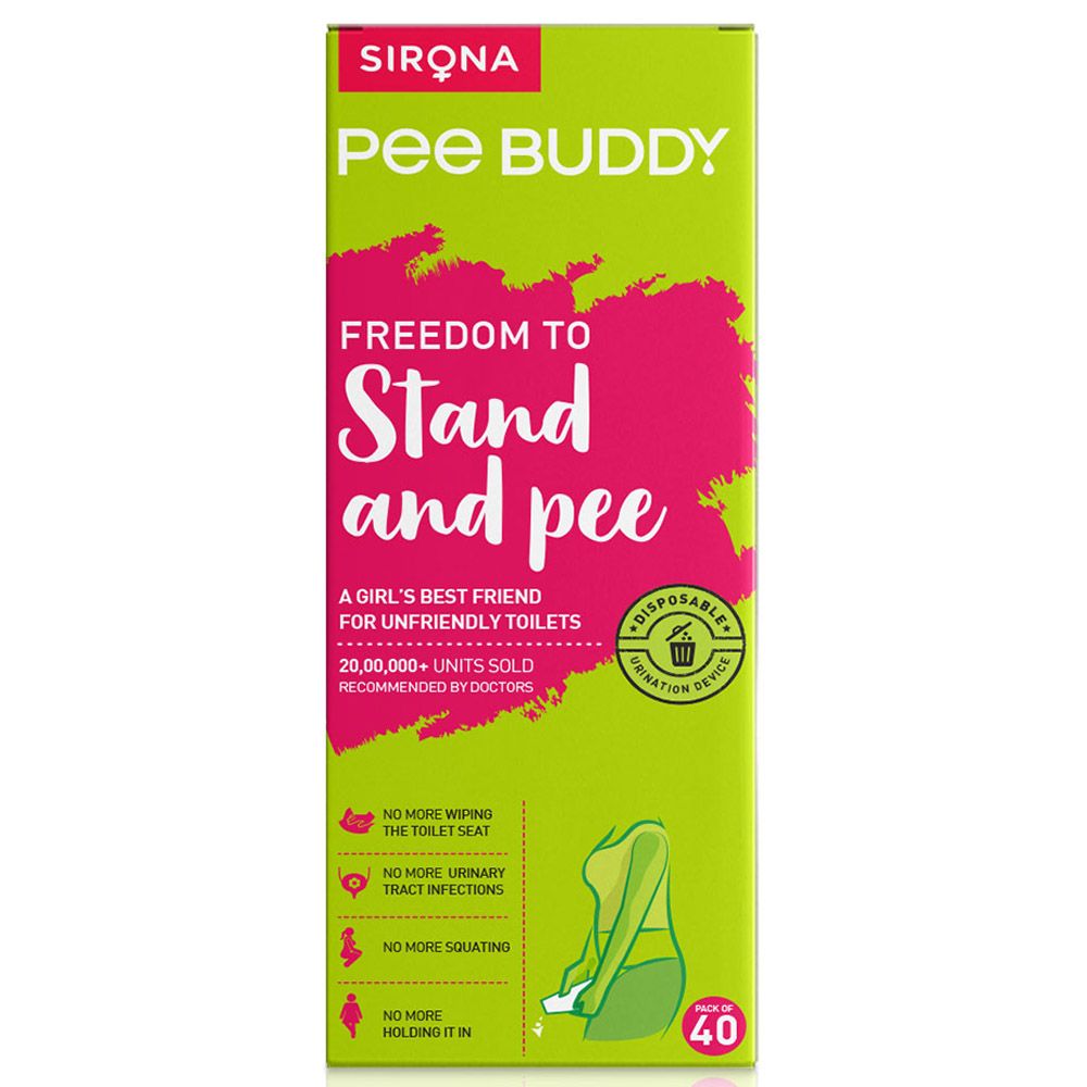 PeeBuddy Disposable Female Urination Device - 40pcs