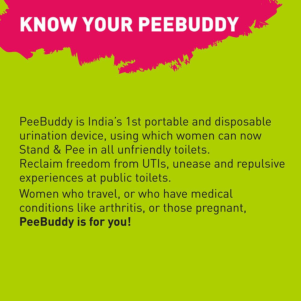 PeeBuddy Disposable Female Urination Device - 40pcs