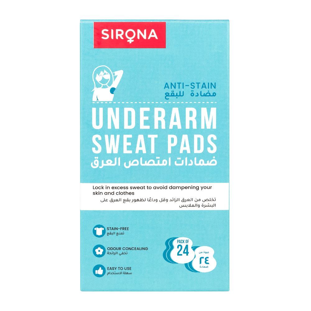 Sirona - Under-Arm Sweat Pads - 24 Pads