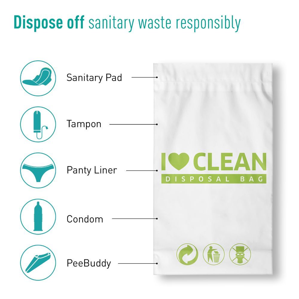 Sirona - Sanitary And Diapers Disposal Bag - 45 Bags