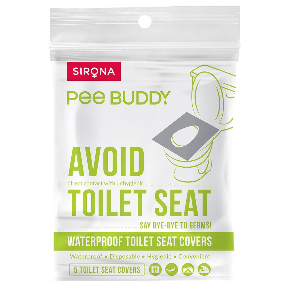 PeeBuddy - Waterproof Toilet Seat Cover - 5 Sheets