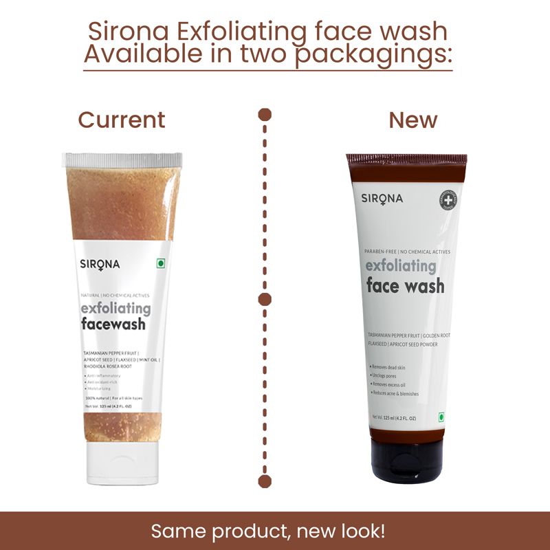 Sirona - Natural Exfoliating Face Wash - 125ml