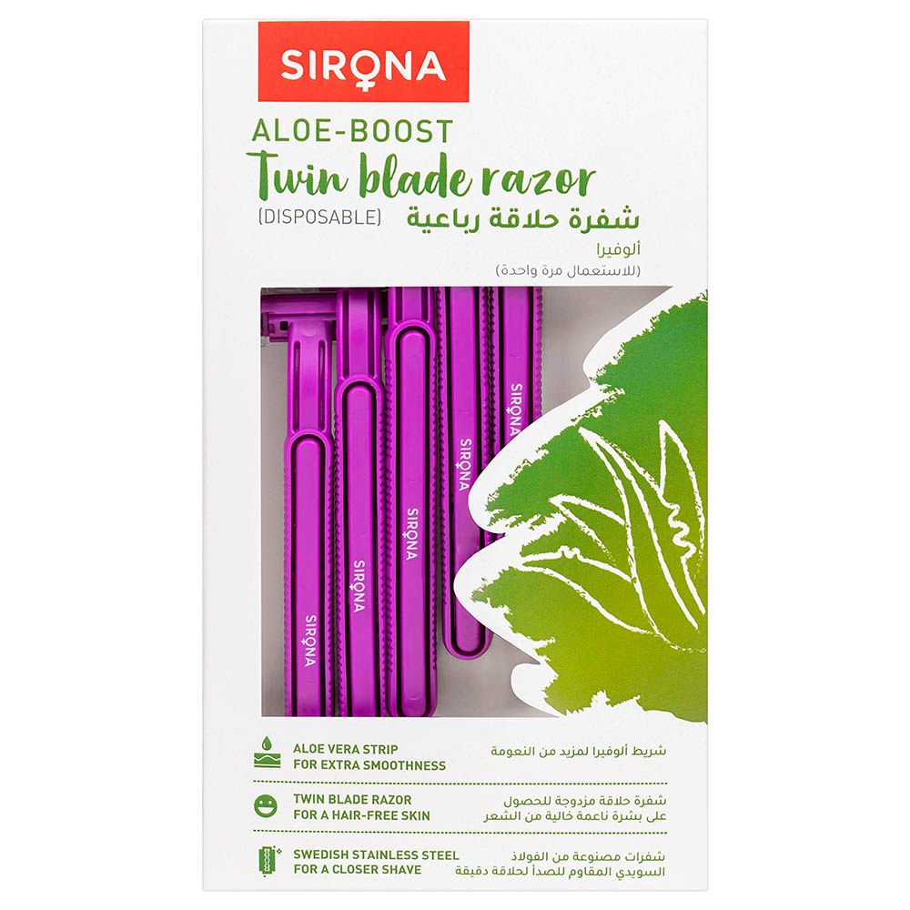 Sirona - Disposable Hair Removal Razor For Women - 15pcs