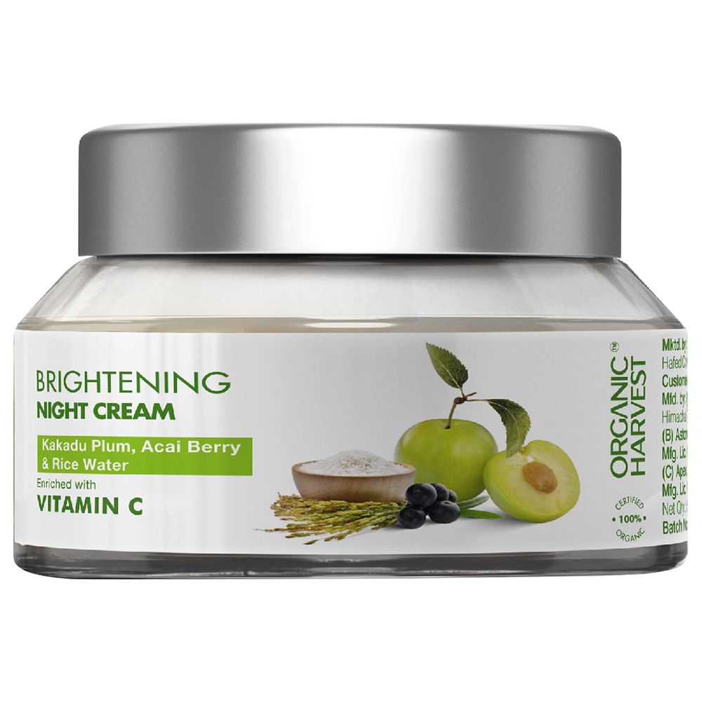 Organic Harvest - Brightening Night Cream - 50 ml