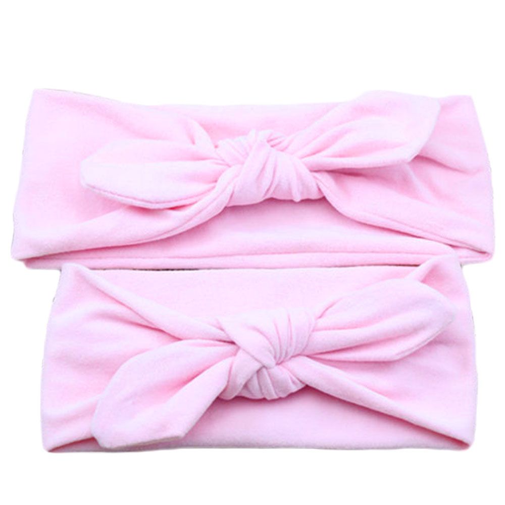 The Girl Cap - Mom & Me Headband - Baby Pink