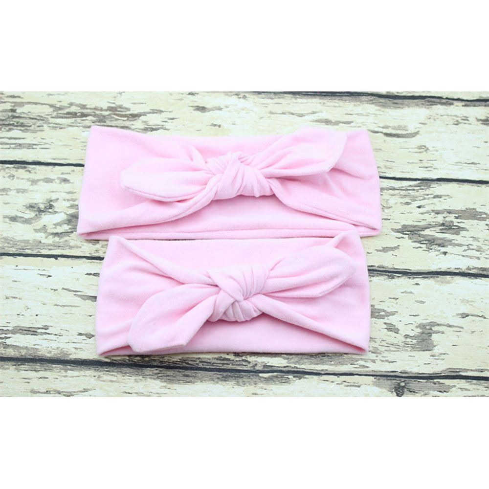 The Girl Cap - Mom & Me Headband - Baby Pink