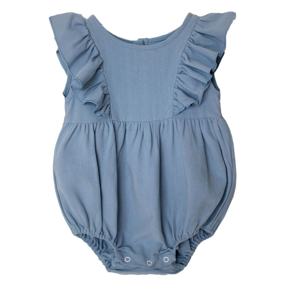 Vanya's Closet - Isabella sleeveless Solid bodysuit - Blue