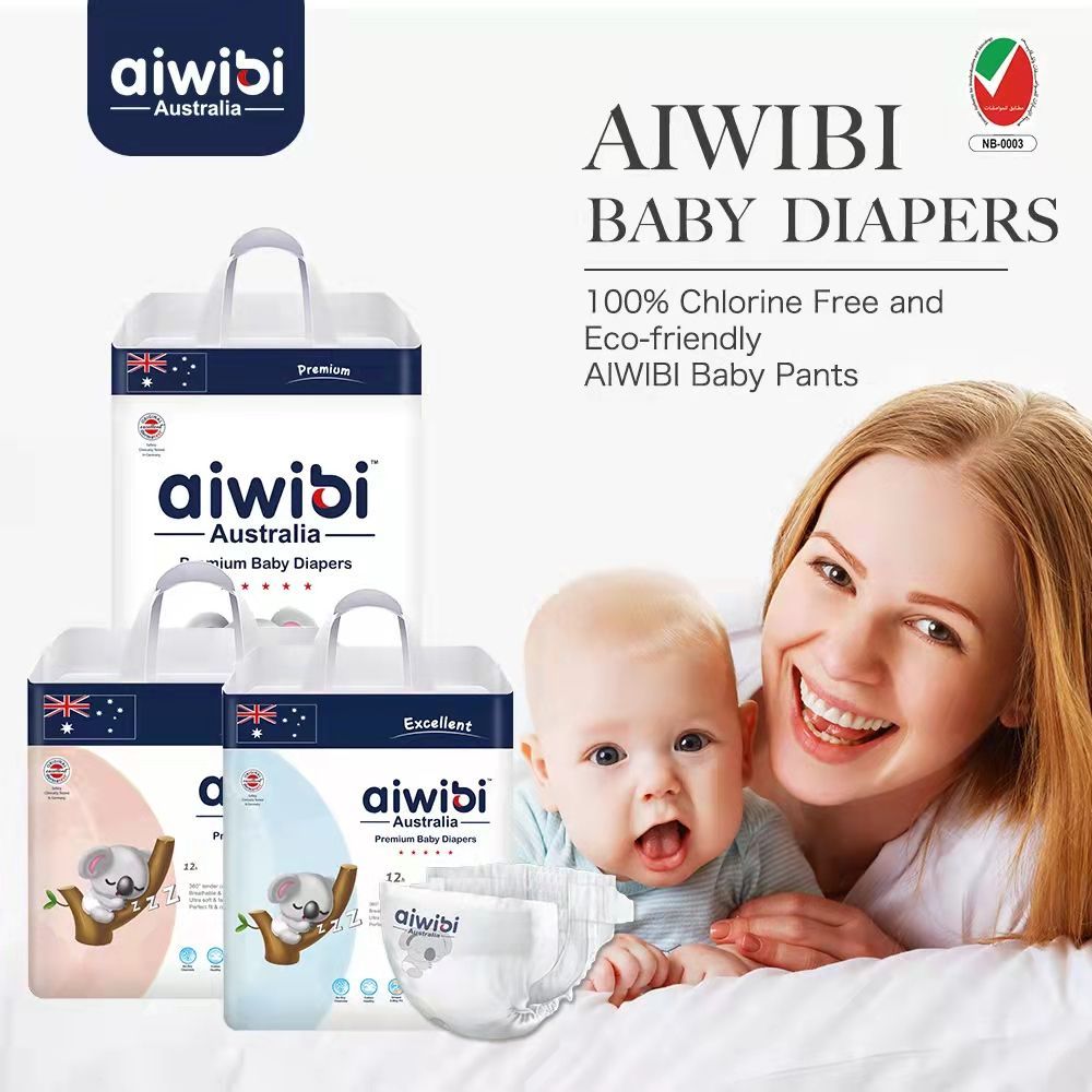 Aiwibi - Premium Baby Diaper - Size L 8-13kg 54pcs