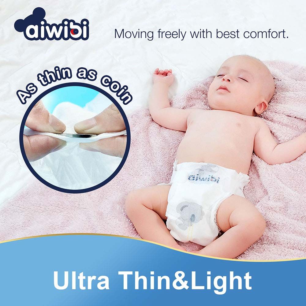 Aiwibi - Premium Baby Diaper - Size S 4-8kg - 72pcs