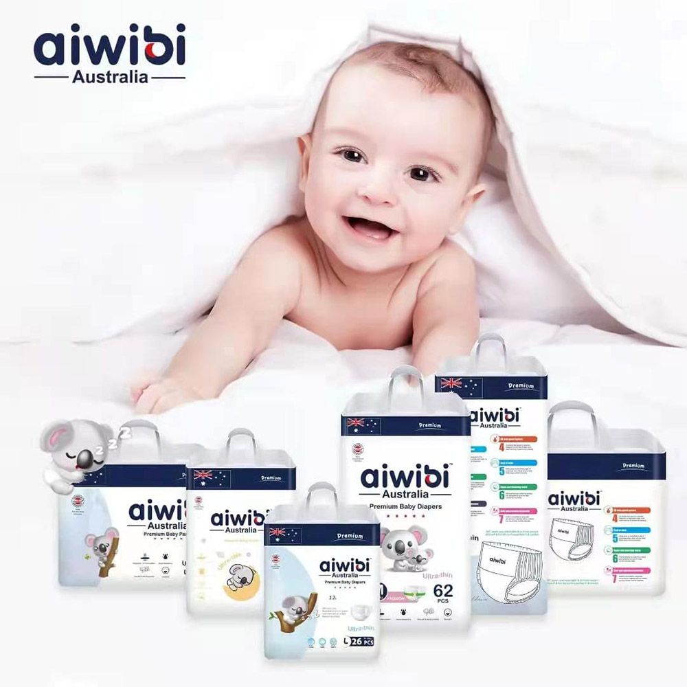 Aiwibi - Premium Baby Diaper - Size S 4-8kg - 72pcs