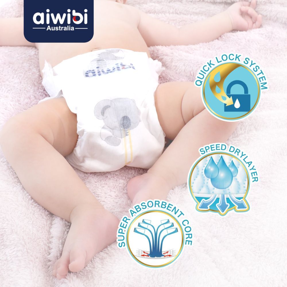 Aiwibi - Premium Baby Pants - Size L 9-14kg -24pcs