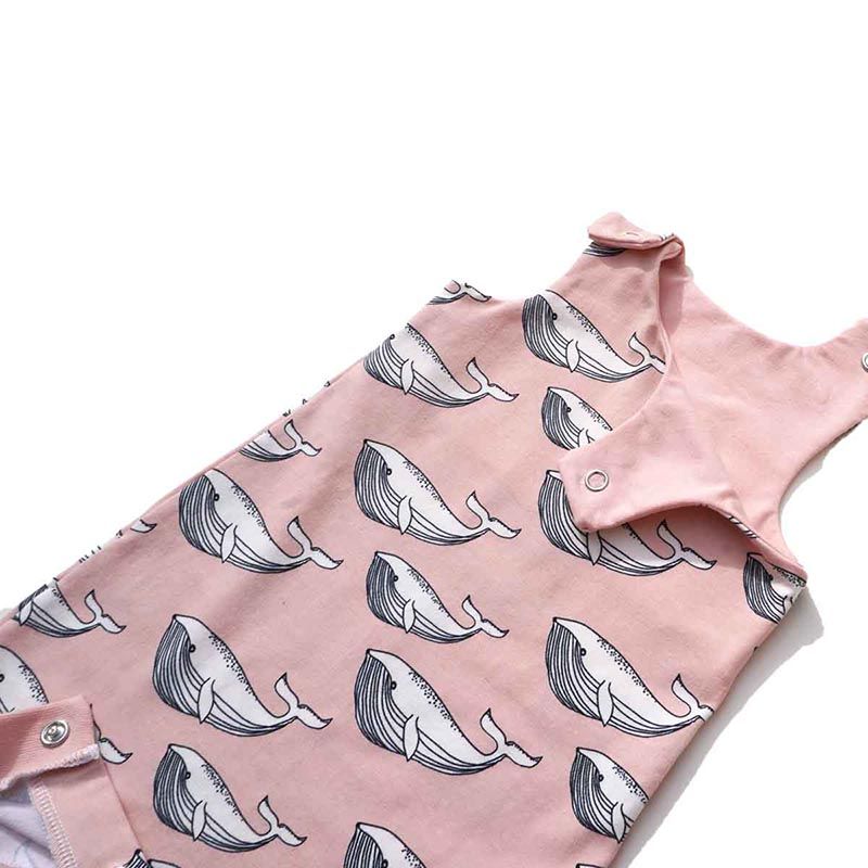 Vay's Kingdom - Romper Whale Pink