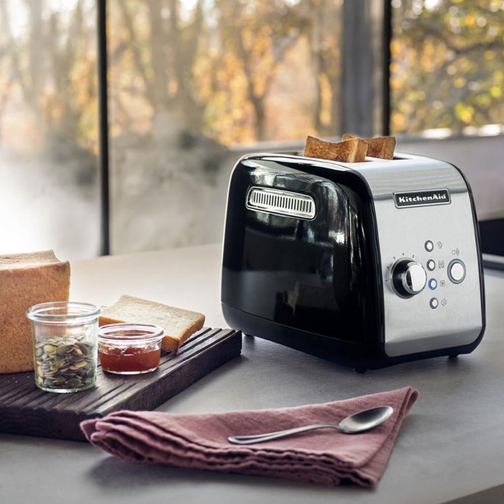 Kitchenaid - 2 Slice Automatic Toaster - Onyx Black