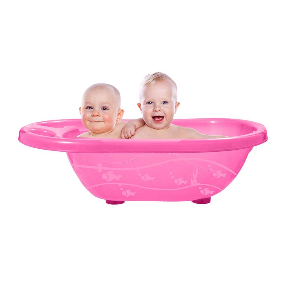 SunBaby - Splash Bathtub With Temperature - Pink