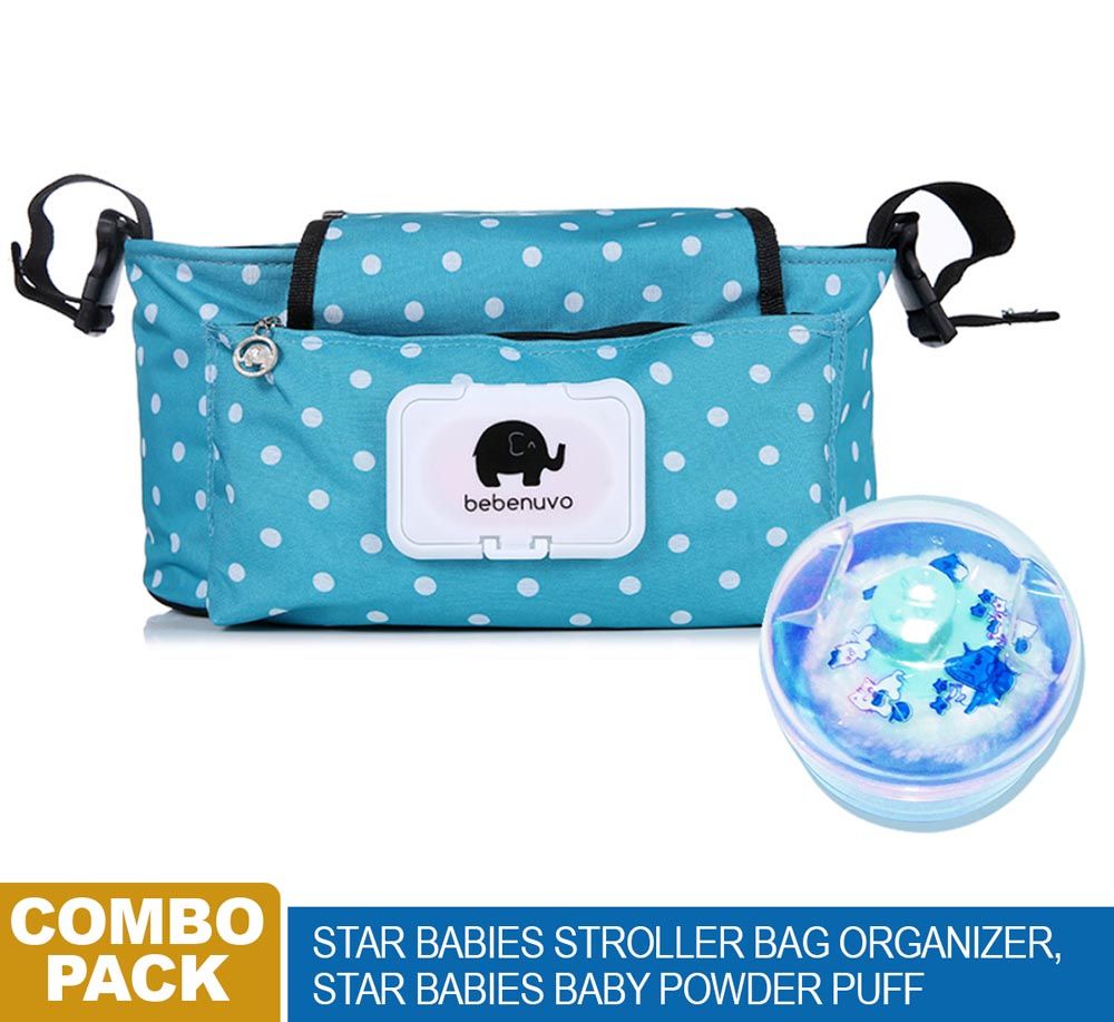 Star Babies - Combo - Stroller Bag Organizer + Powder Puff