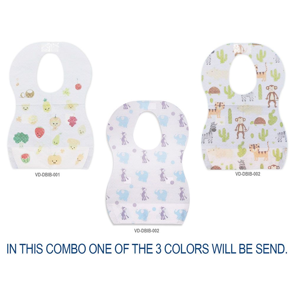 Star Babies - 200pcs Disposable Changing Mat + 10pcs Bibs