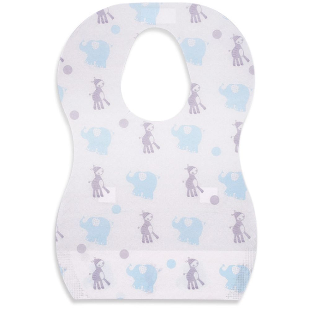 Star Babies - Elephant Printed Disposable Bibs Pack of 100