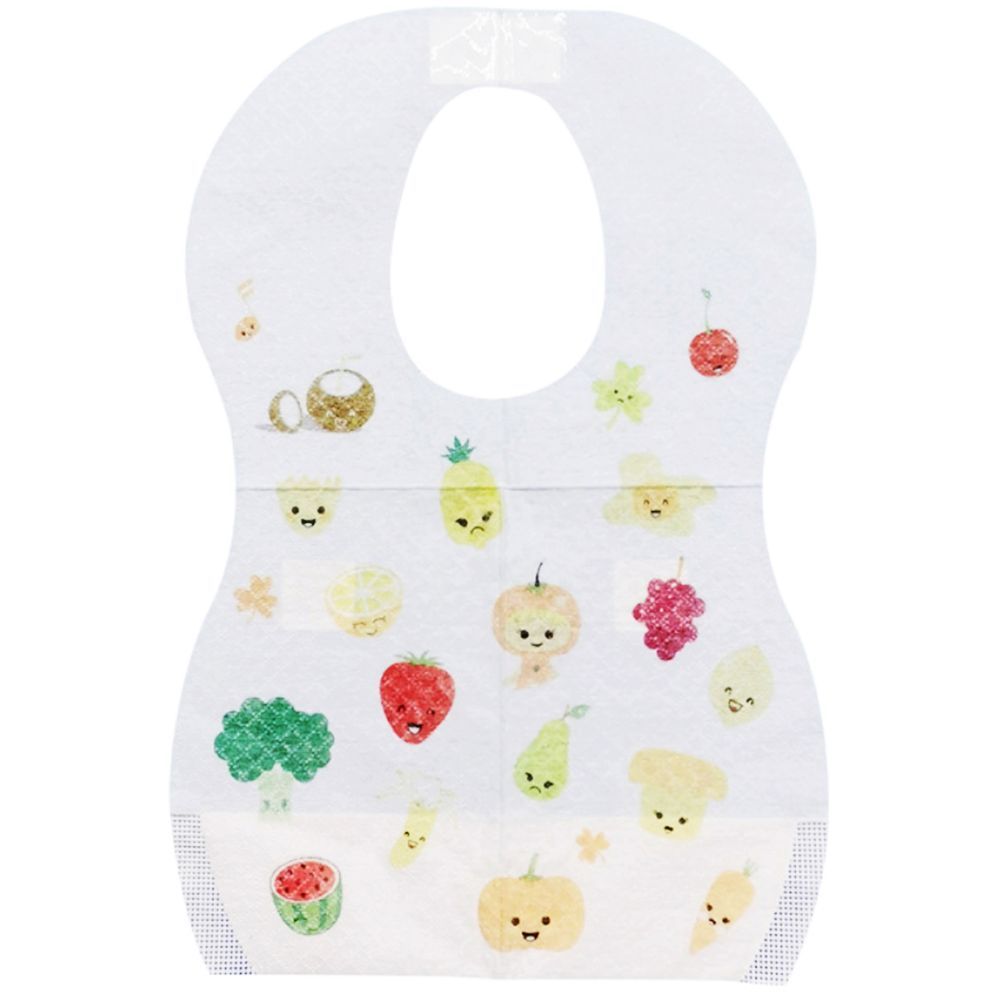 Star Babies - Fruit Printed Disposable Bibs Pack of 150