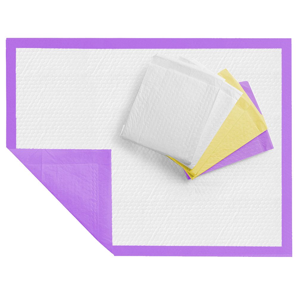 Star Babies - Disposable Changing mats (45x60cm) Large, Assorted Pack of 150