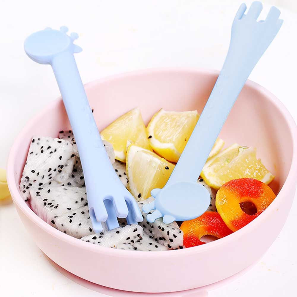 Star Babies - Baby Feeding Unbreakable Spoon & Fork - Blue