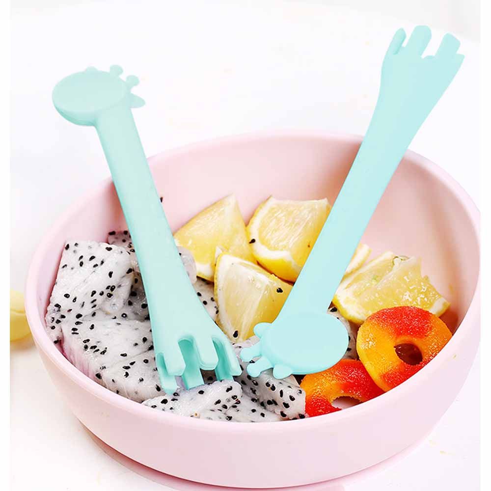 Star Babies - Baby Feeding Unbreakable Spoon & Fork - Green