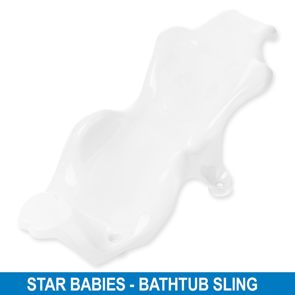 Star Babies - Baby Bath Sling Tub - White