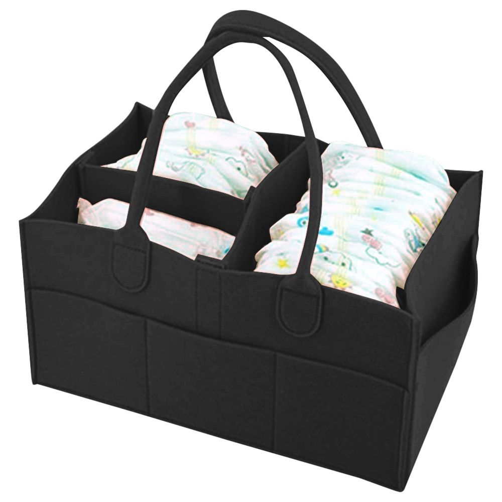 Star Babies - Diaper Caddy Organizer - Black