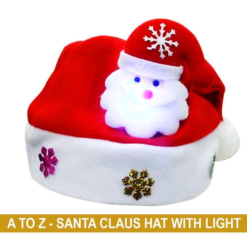 Star Babies - A to Z Christmas Santa Hat W/ Light