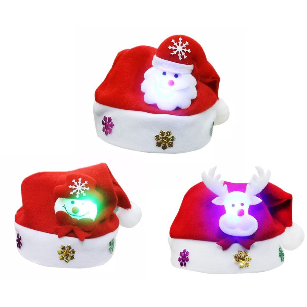 Star Babies - A to Z Christmas Santa Hat W/ Light