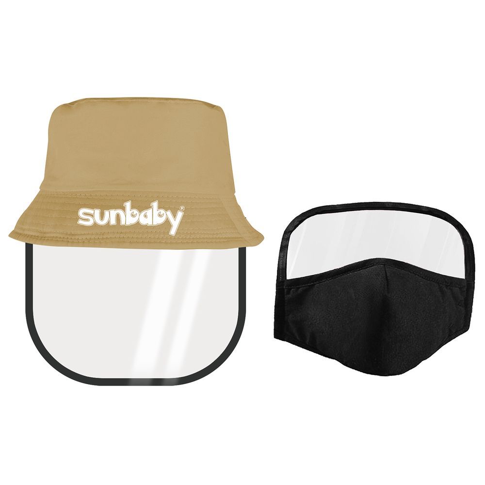 Sunbaby Face Shield with Hat, Mask with eye shield Set