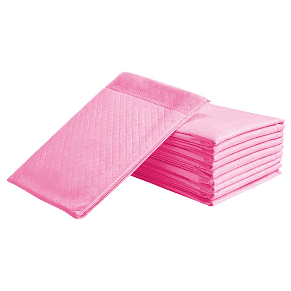 SunBaby - Disposable Changing mats (45x60cm) Large, Pack Of 12 - Pink