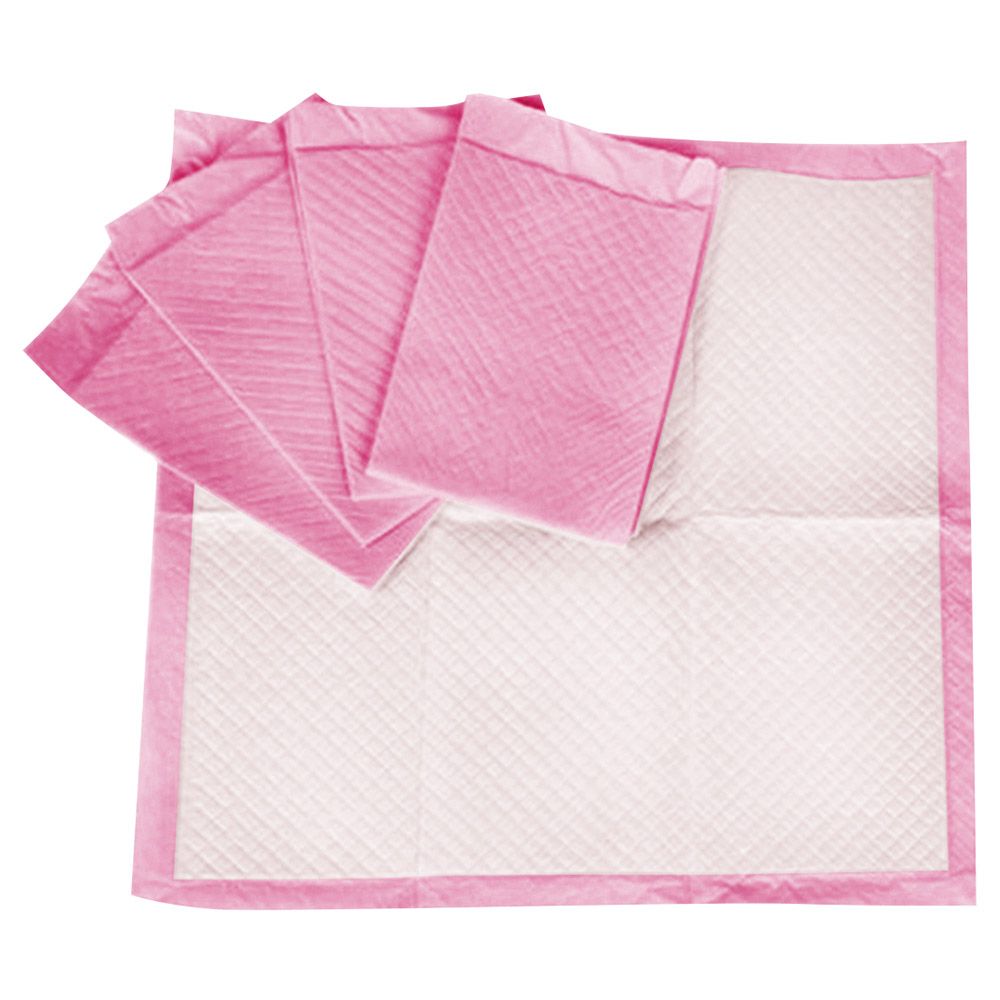 SunBaby - Disposable Changing mats (45x60cm) Large, Pack Of 12 - Pink