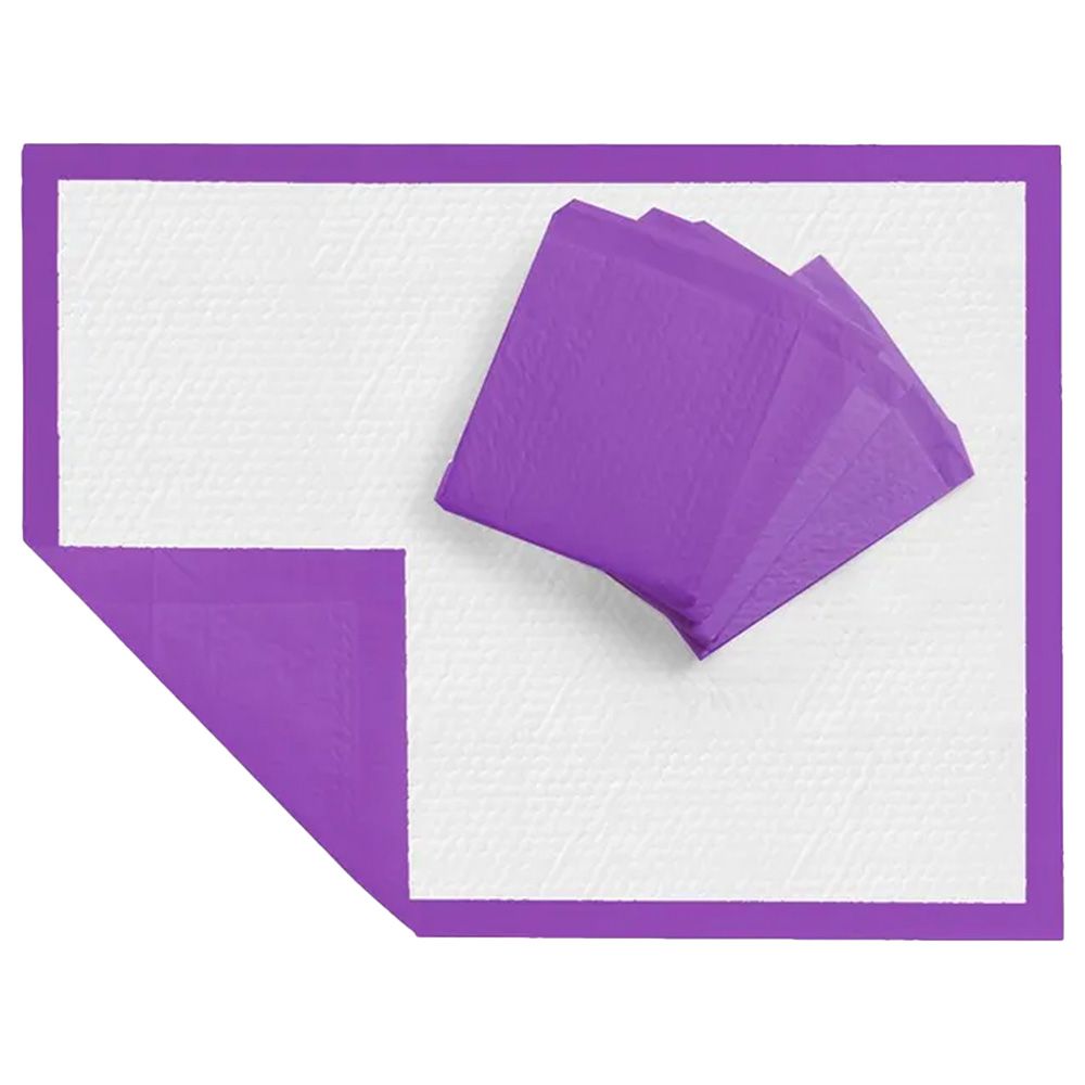 Star Babies - Disposable Changing Mat 30pcs & Disposable Towel 3pcs & Bibs 30pcs - Lavender