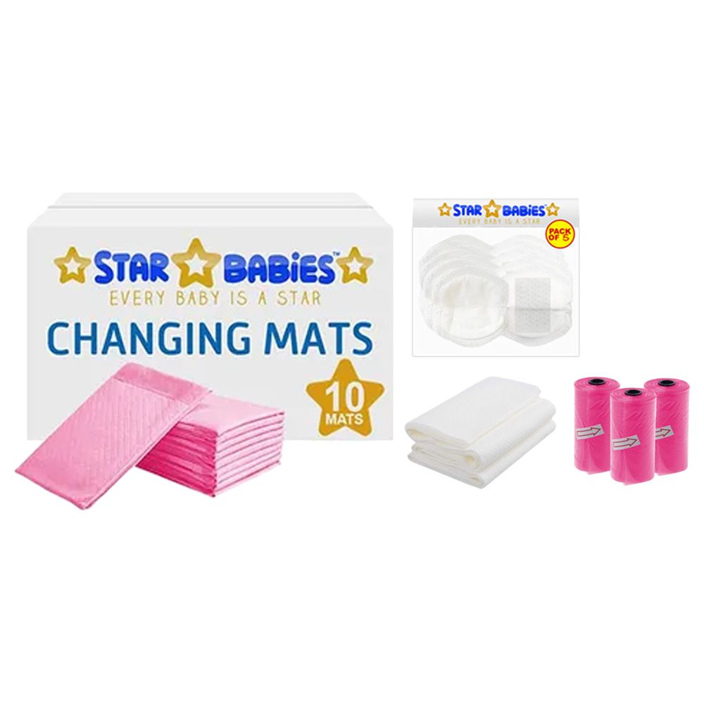 Star Babies - Baby Essentials Pack 4pcs - Pink