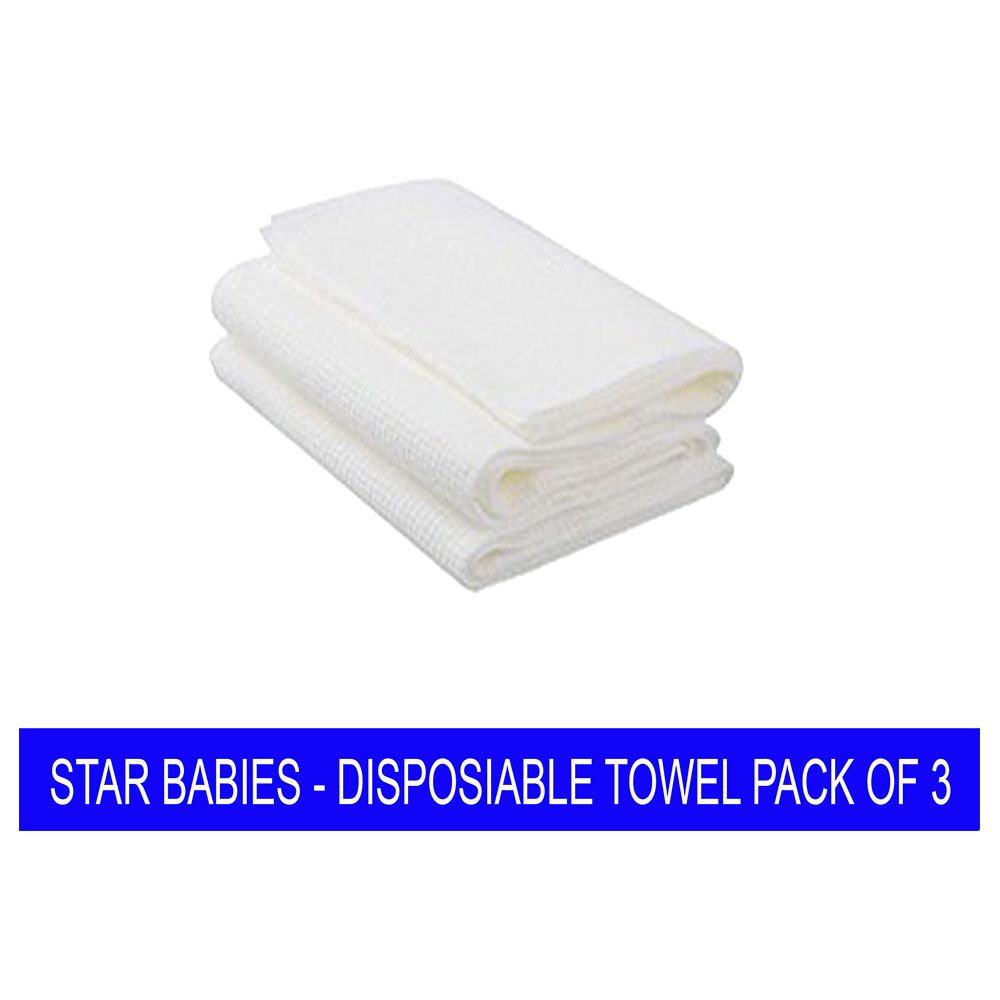 Star Babies - Baby Essentials w/ Caddy Diaper Bag - White