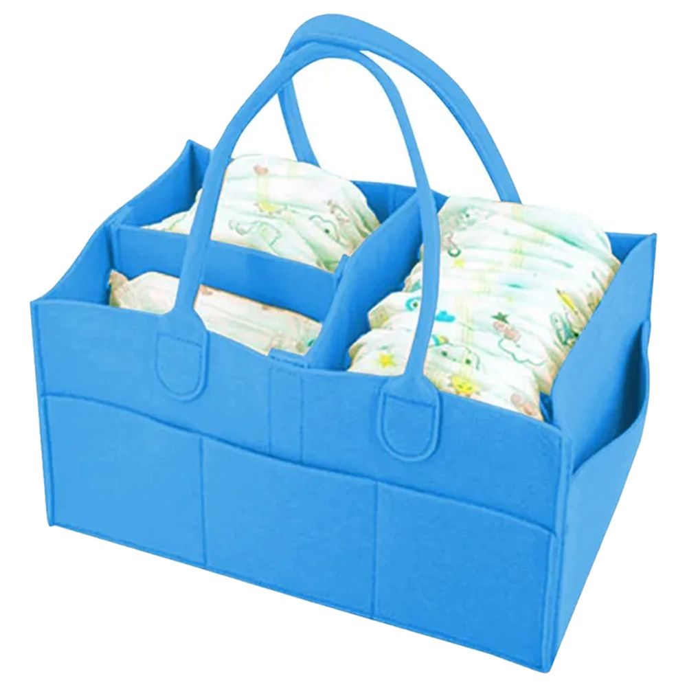 Star Babies - Caddy Diaper Bag Organizer & Disposable Bibs 5pcs & Scented Bag 5pcs - Blue