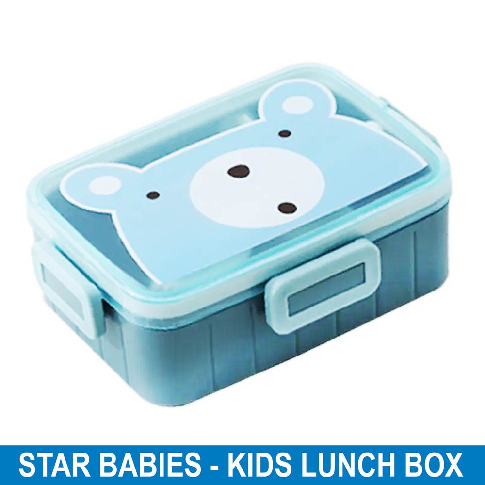 Star Babies - Kids Bear Lunch Box - Blue