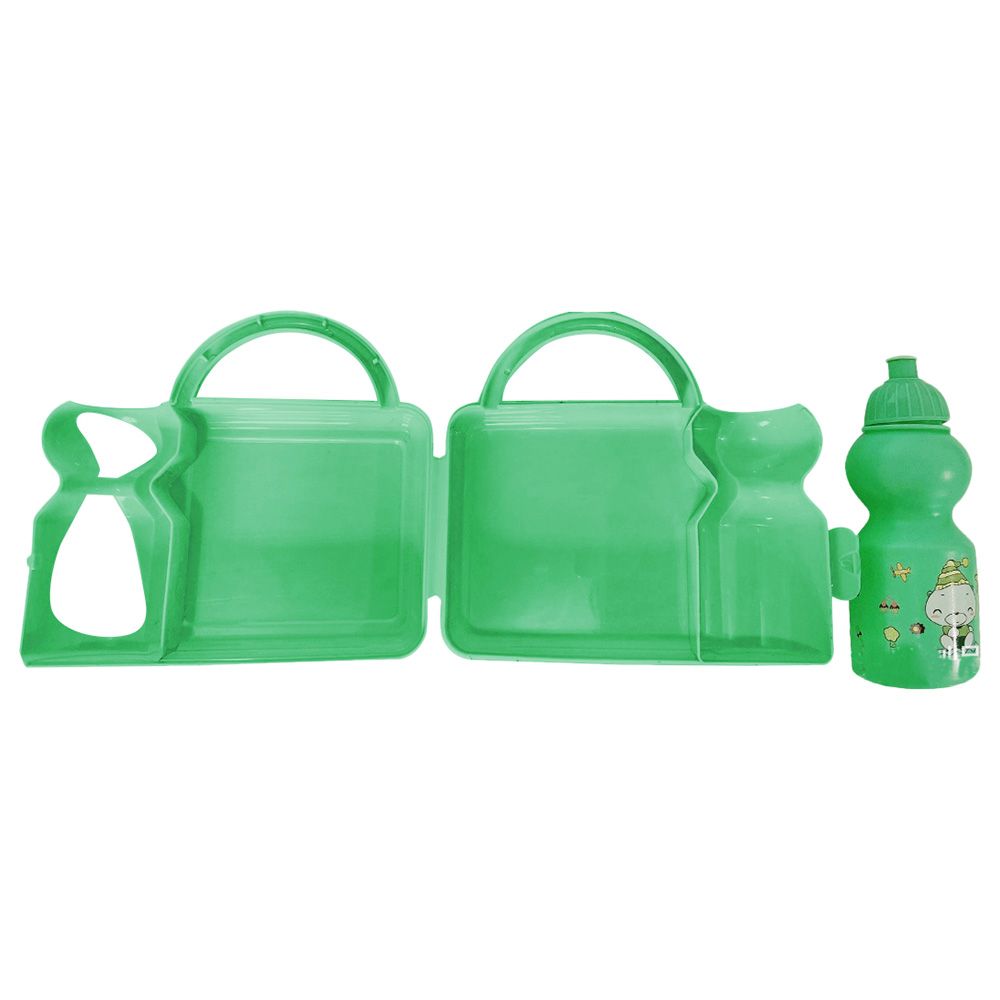 Star Babies - Kids Lunch Box w/ Water Bottle - Light Green