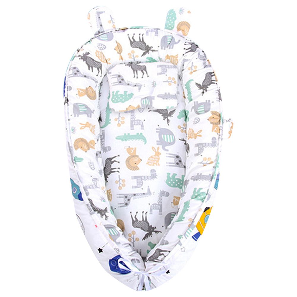 Star Babies - Portable Lounger Sleeping Pod - White Printed