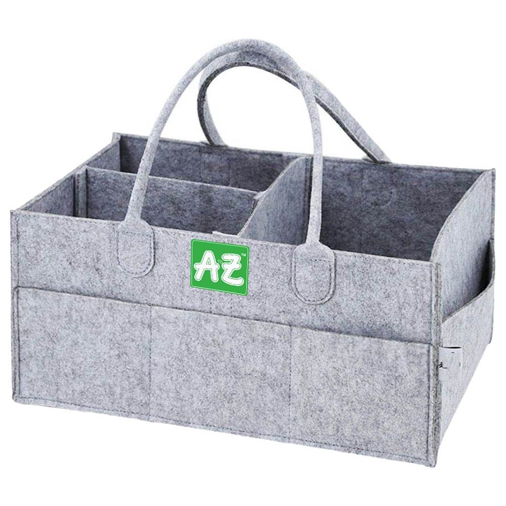 Star Babies - A To Z Diaper Caddy Organizer - Grey