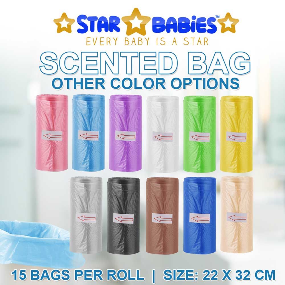 Star Babies - Scented Bag - Pack Of 6 - 90 Bags - Green