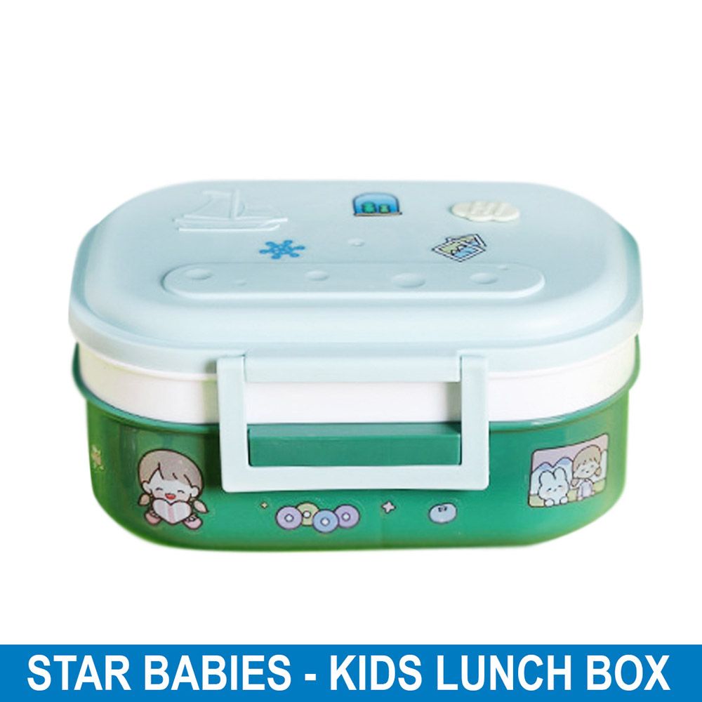 Star Babies - Double Layer Lunch Box - Green