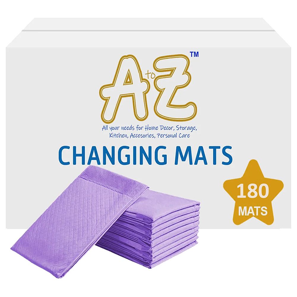 A To Z - Large Disposable Changing Mats - 180pcsavender