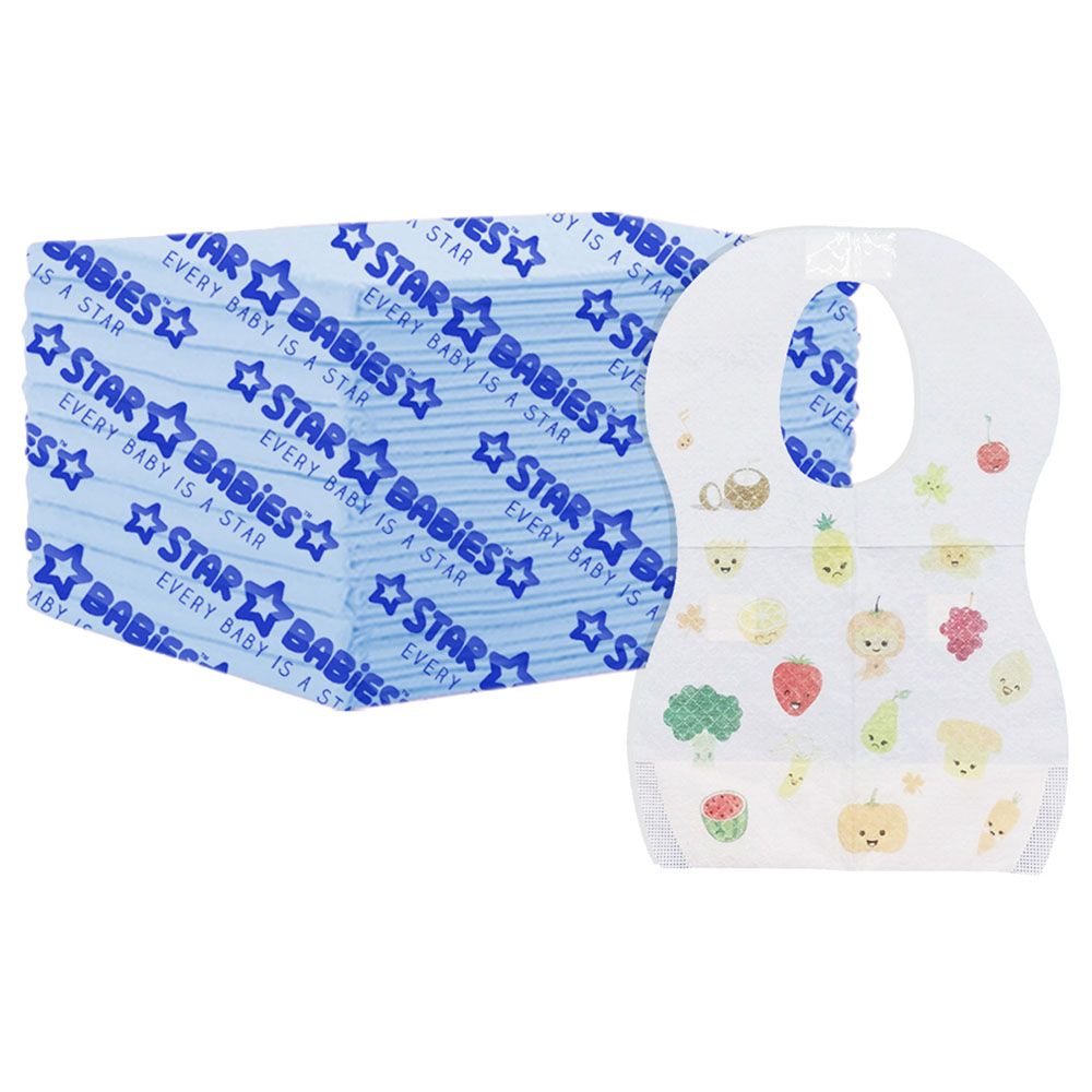 Star Babies - Changing Mat 10pcs w/ Disposable Bibs 10pcs